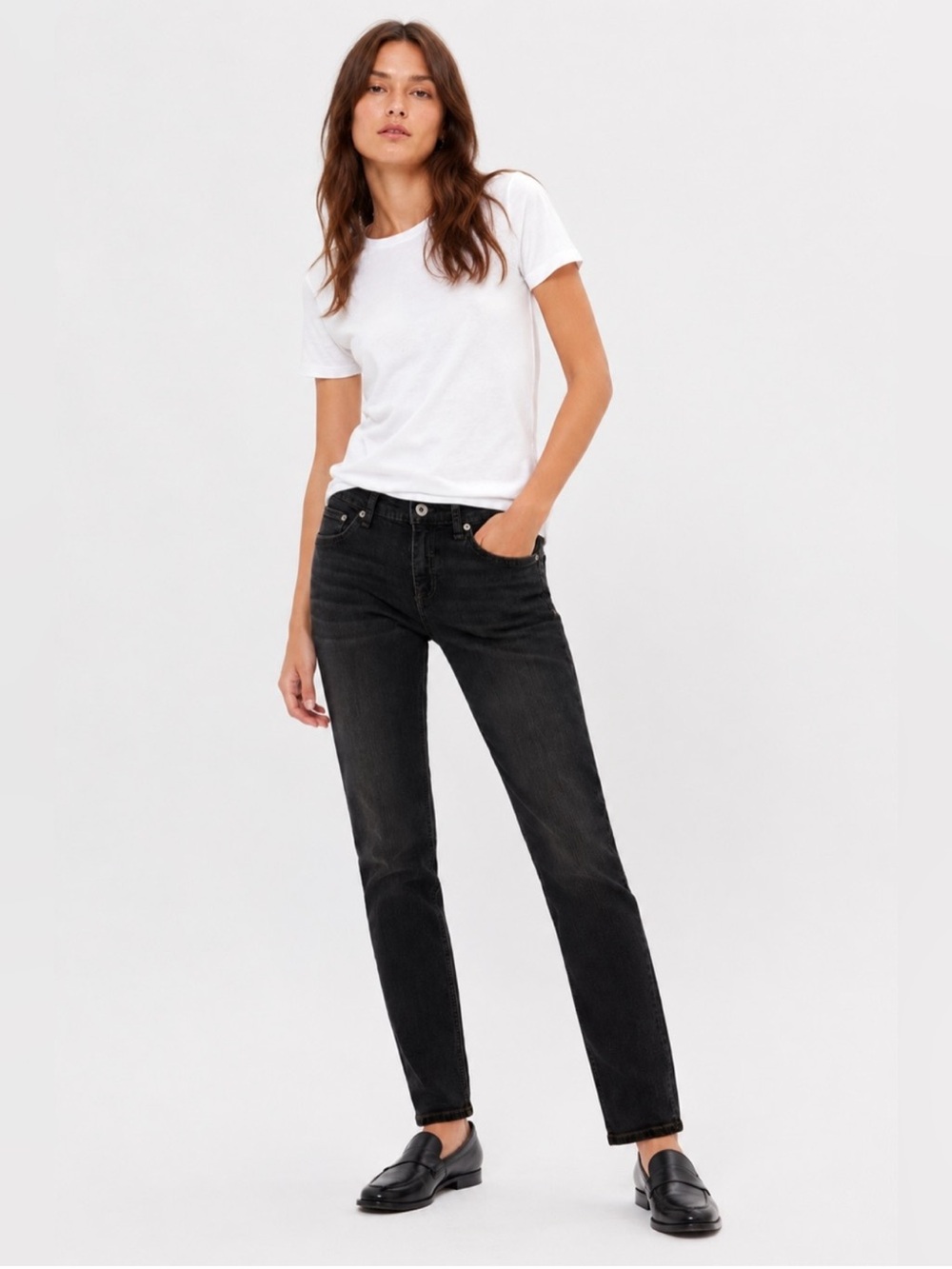 NWT Rag & Bone Dre Low-Rise Slim Boyfriend Size 30 Women’s Jeans Highland Color